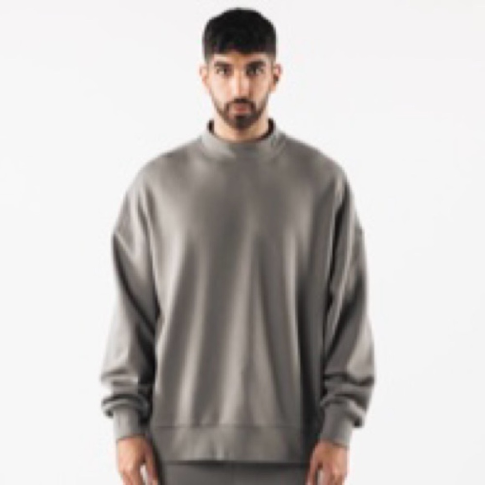 Alphalete Origin Mock Neck Sweatshirt New